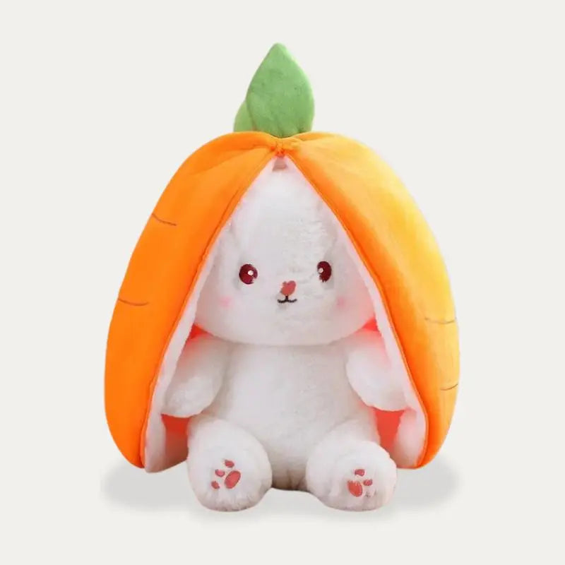 Peluche Lapin Carotte aux grandes oreilles