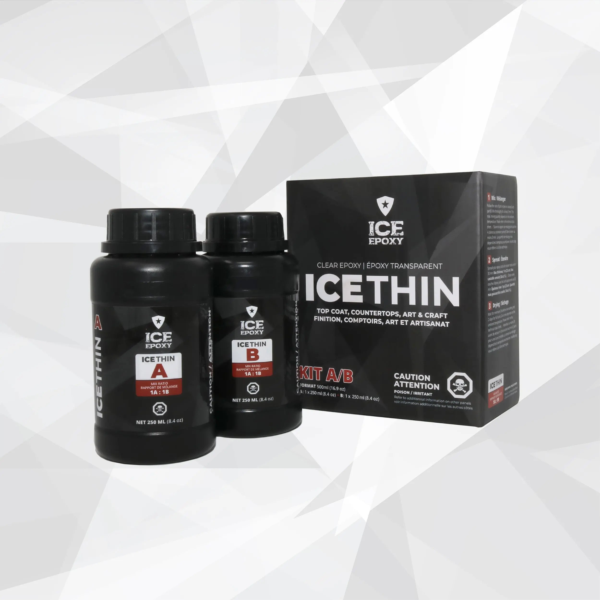 ICE-THIN 500mL Crystal Clear Resin