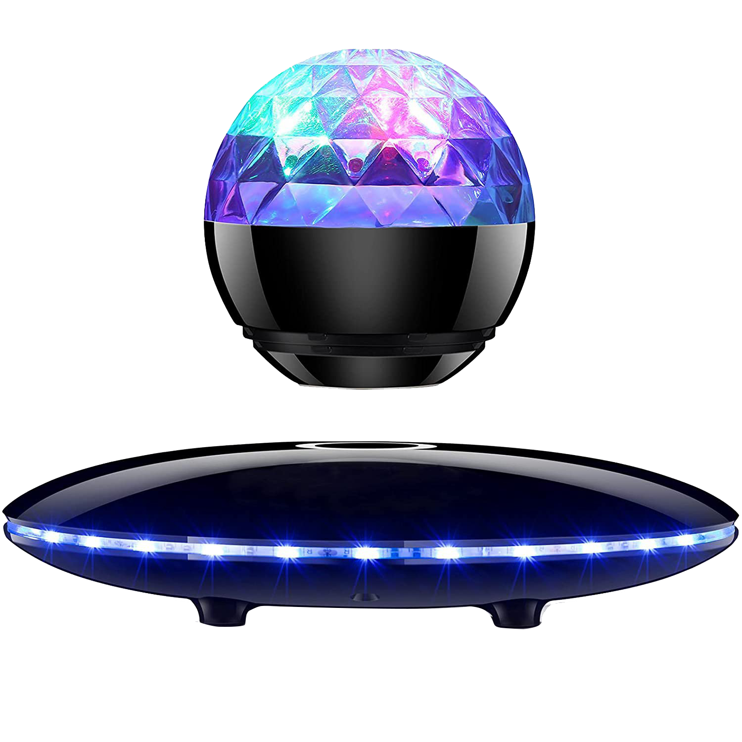 LANGTU Magnetic Levitating Party Neon Bluetooth Wireless Floating Speaker
