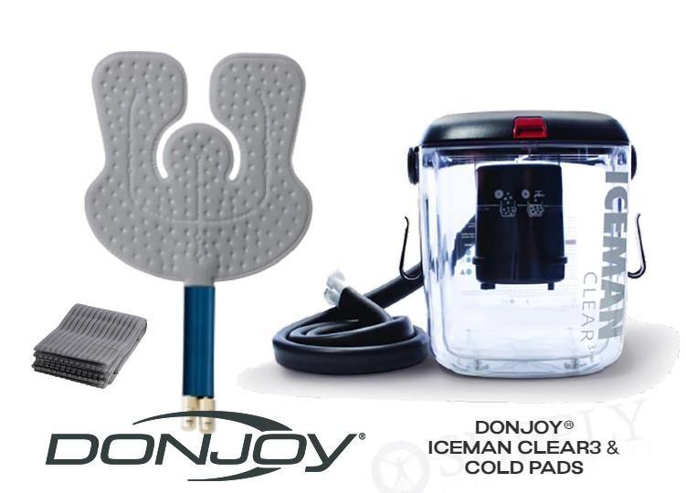 DonJoy® IceMan Clear3 w/ Wrap-On Pads