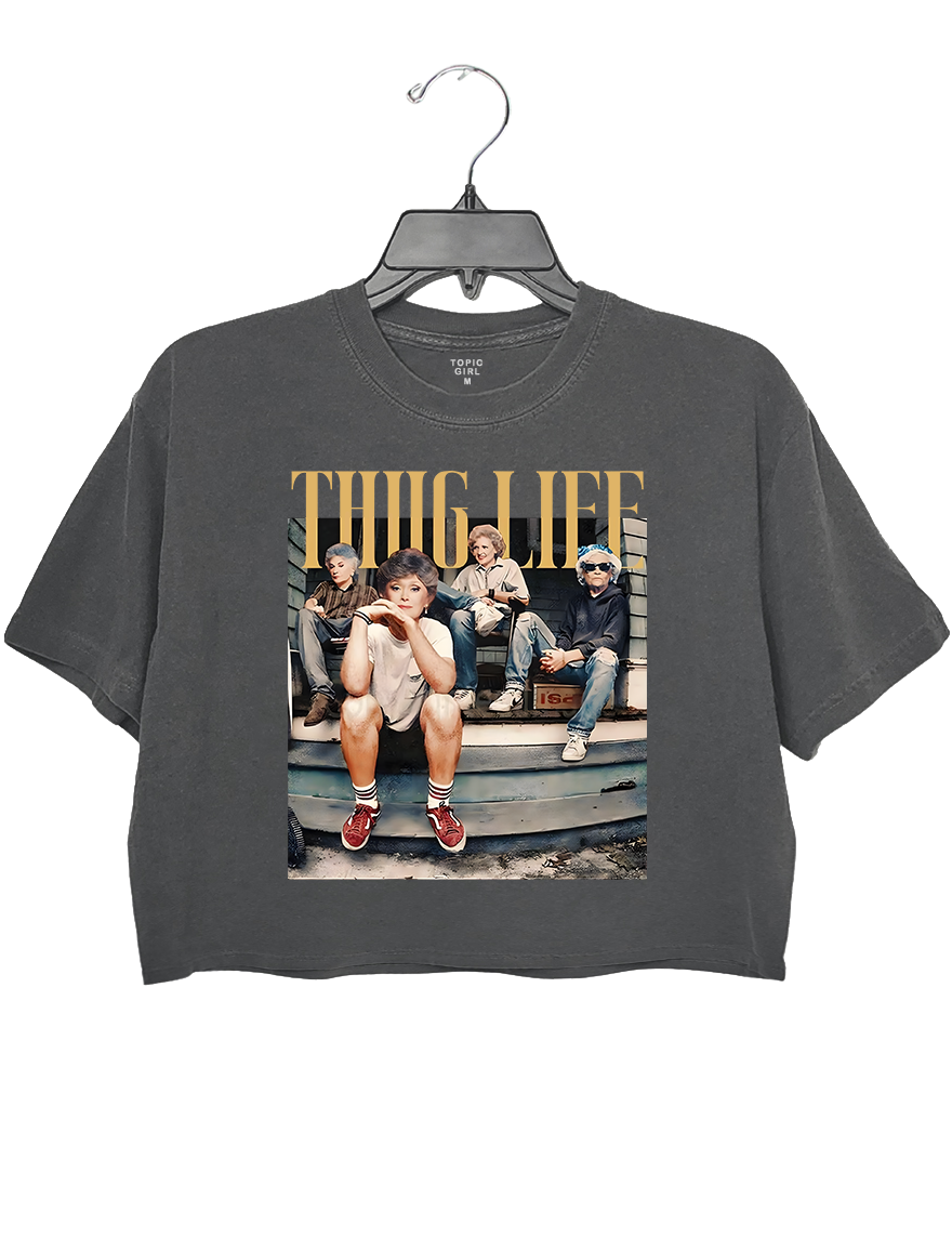 The Golden Girls Thug Life Crop Top