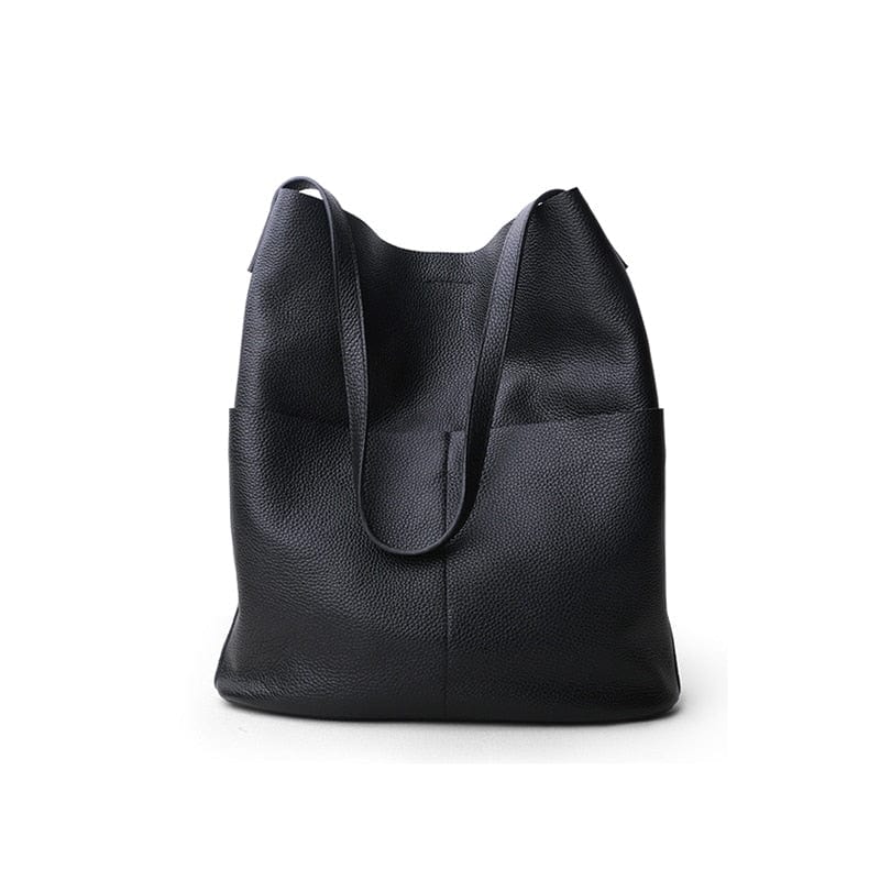 Stylish Genuine Leather Chloe Bucket Bag