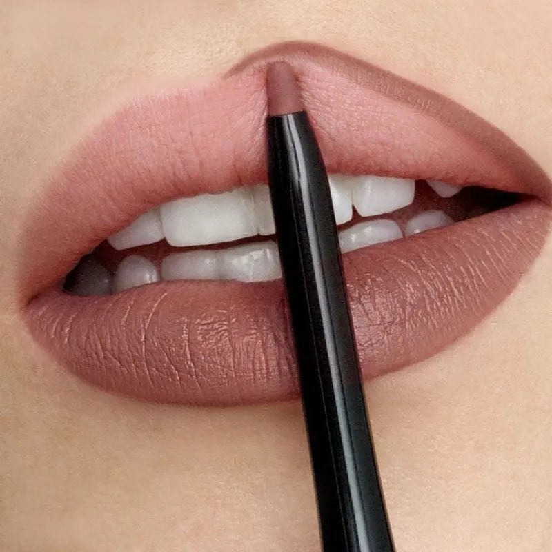 Waterproof Matte Lipliner Pencil - Long-Lasting Color