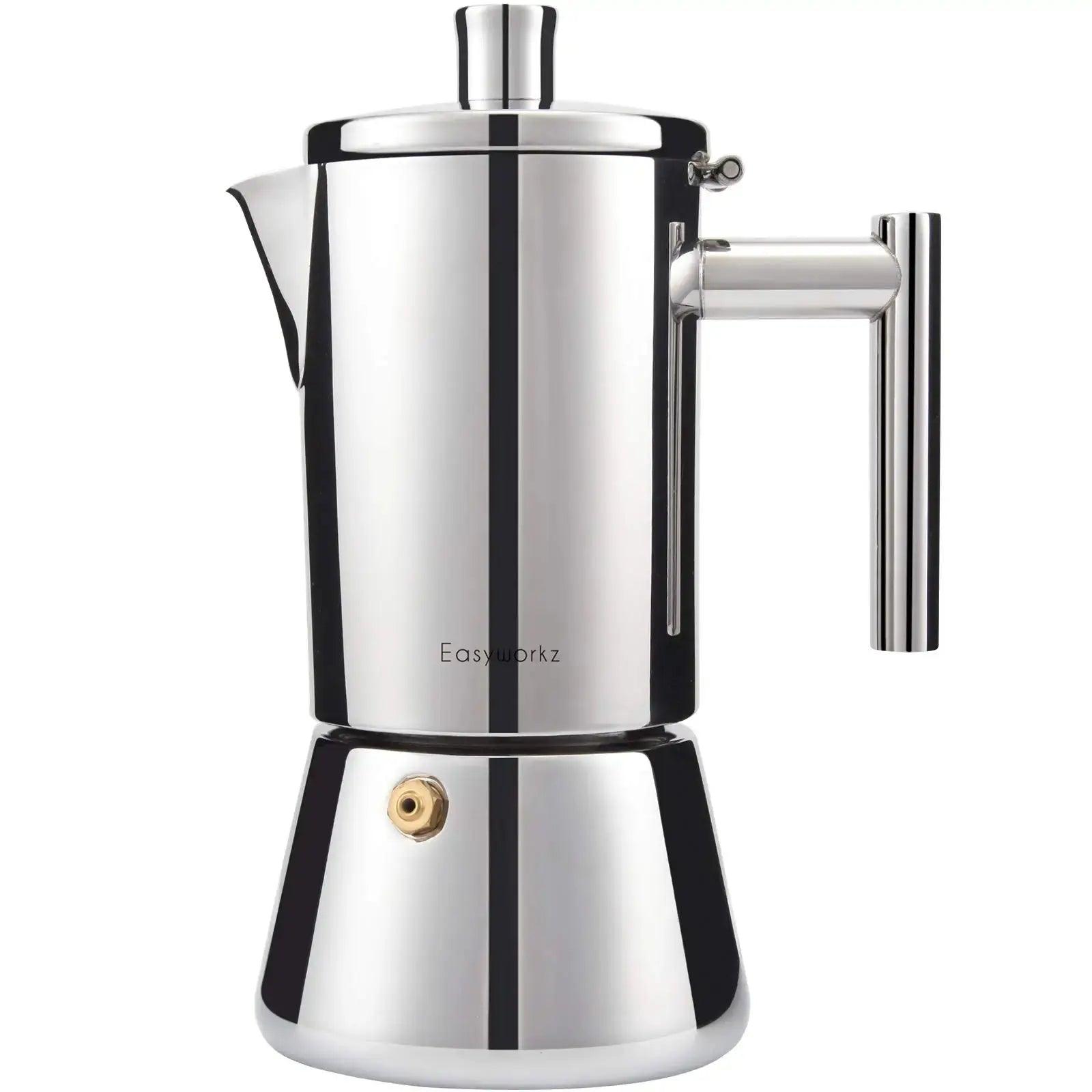 Stainless Steel Italian Coffee Maker Moka Pot