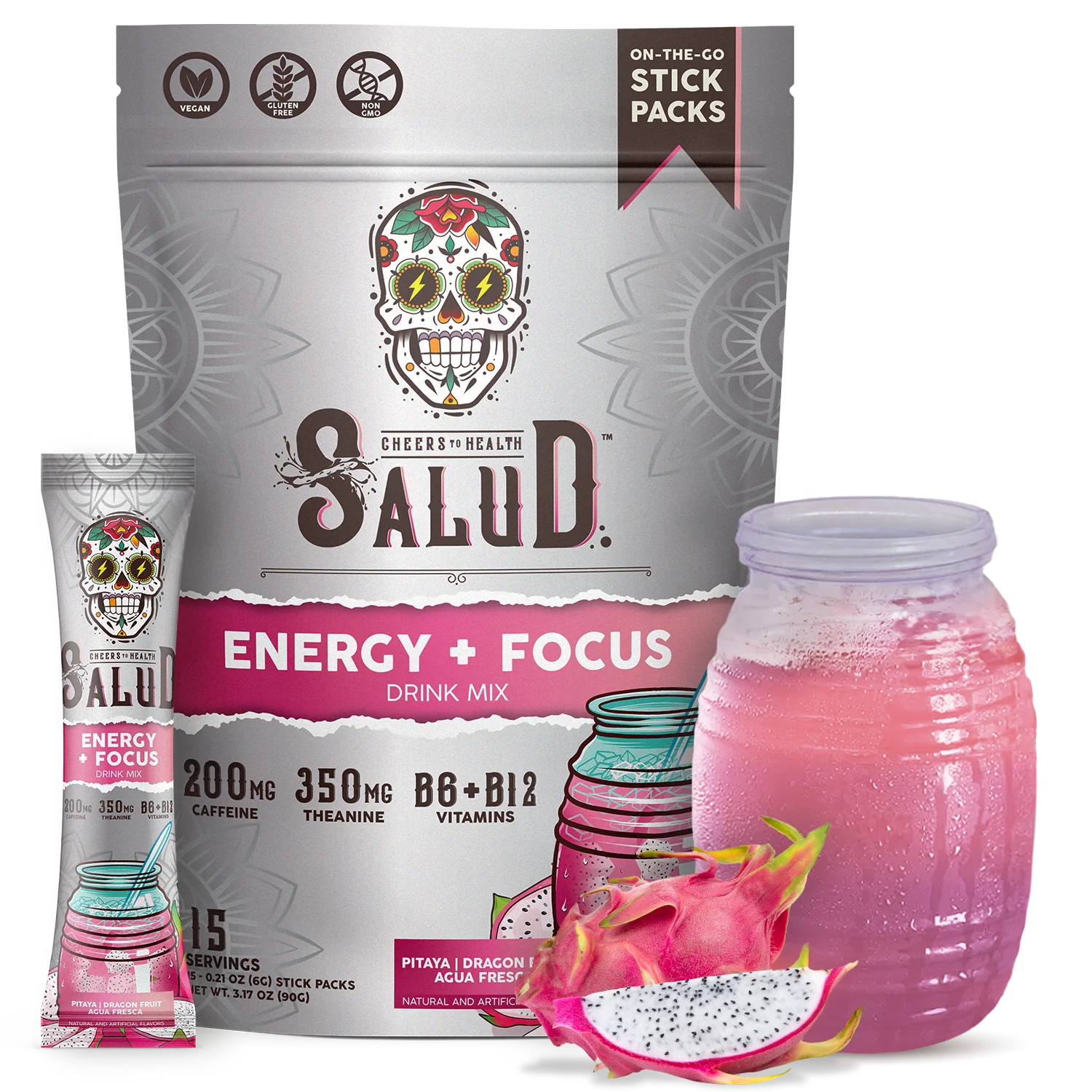 Energy + Focus, Pitaya | Dragon Fruit