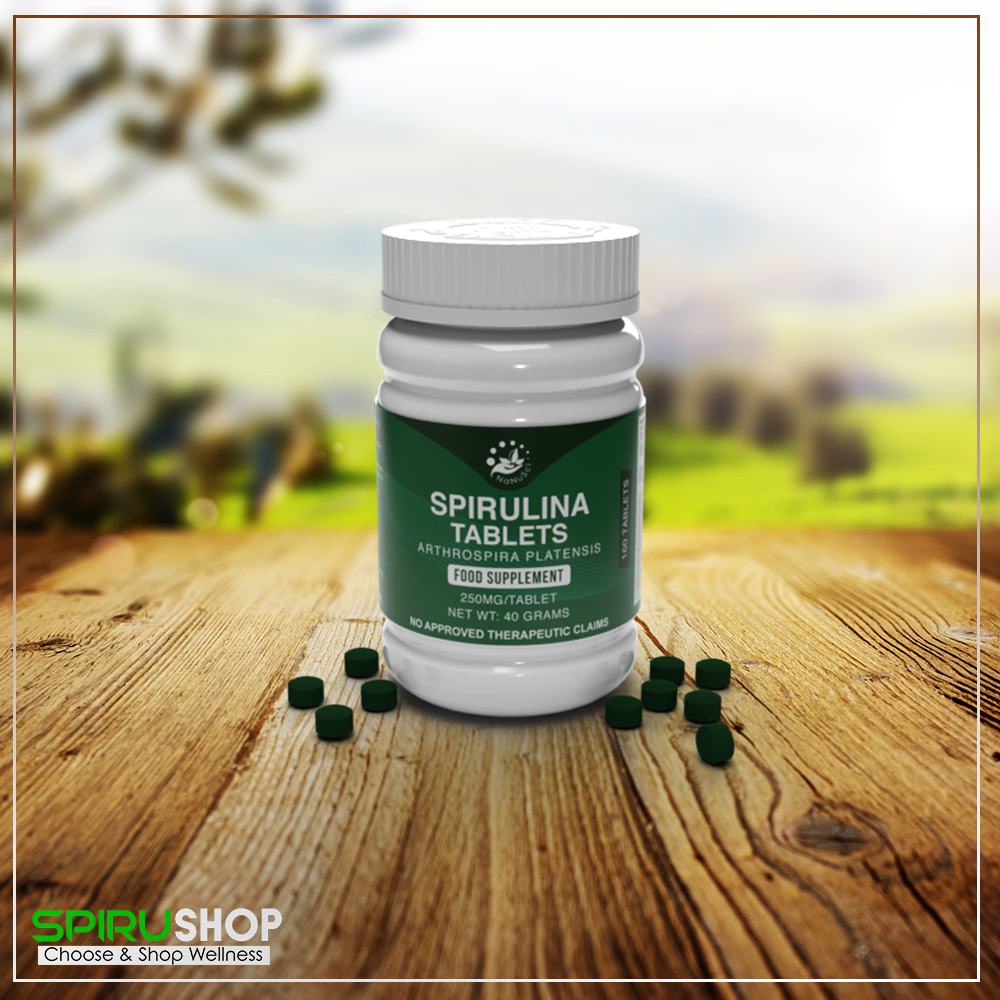 NaNuSci Spirulina (160 tablets)