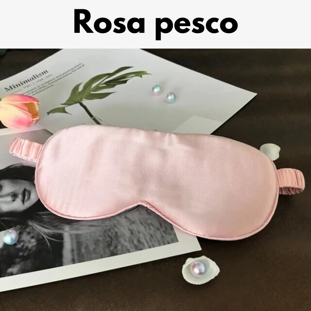 Maschera per il sonno in pura seta