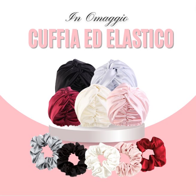 Cuffia ed elastico IN OMAGGIO (stesso colore delle federe)