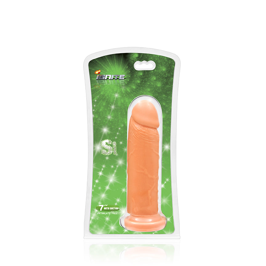 Ignite Cock Dildo w/ Suction 7in (18cm)