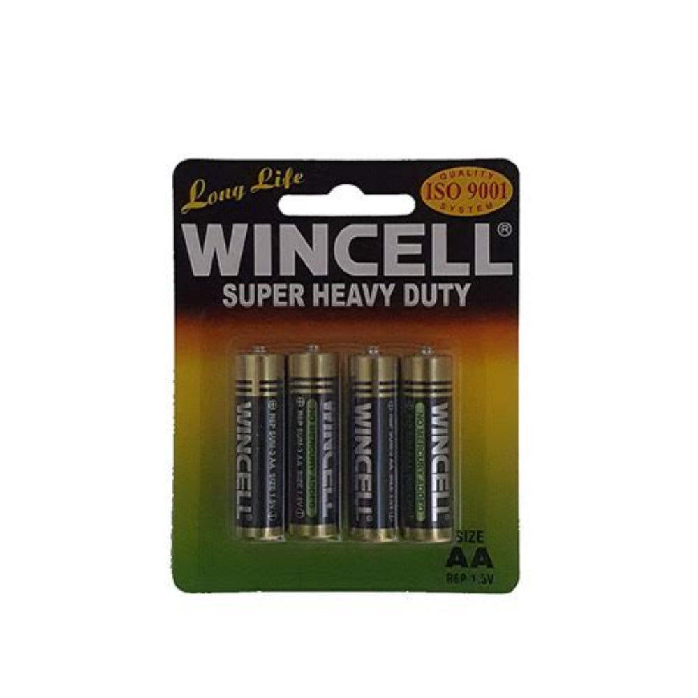 Wincell Super Heavy Duty AA Carded 4Pk Battery