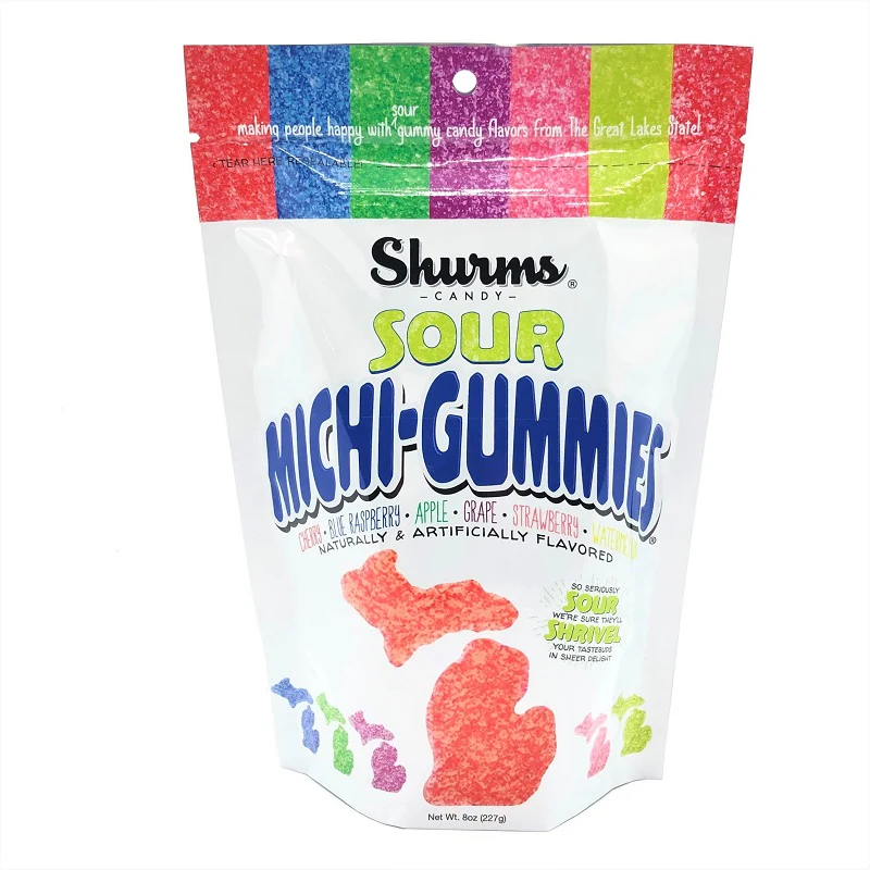 Sour MichiGummies – 8oz. Resealable Pouch By Shurms