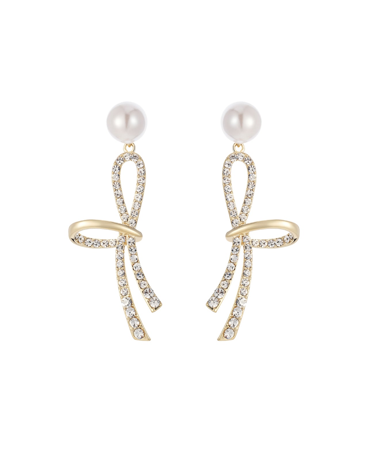 Bow Pearl Earrings