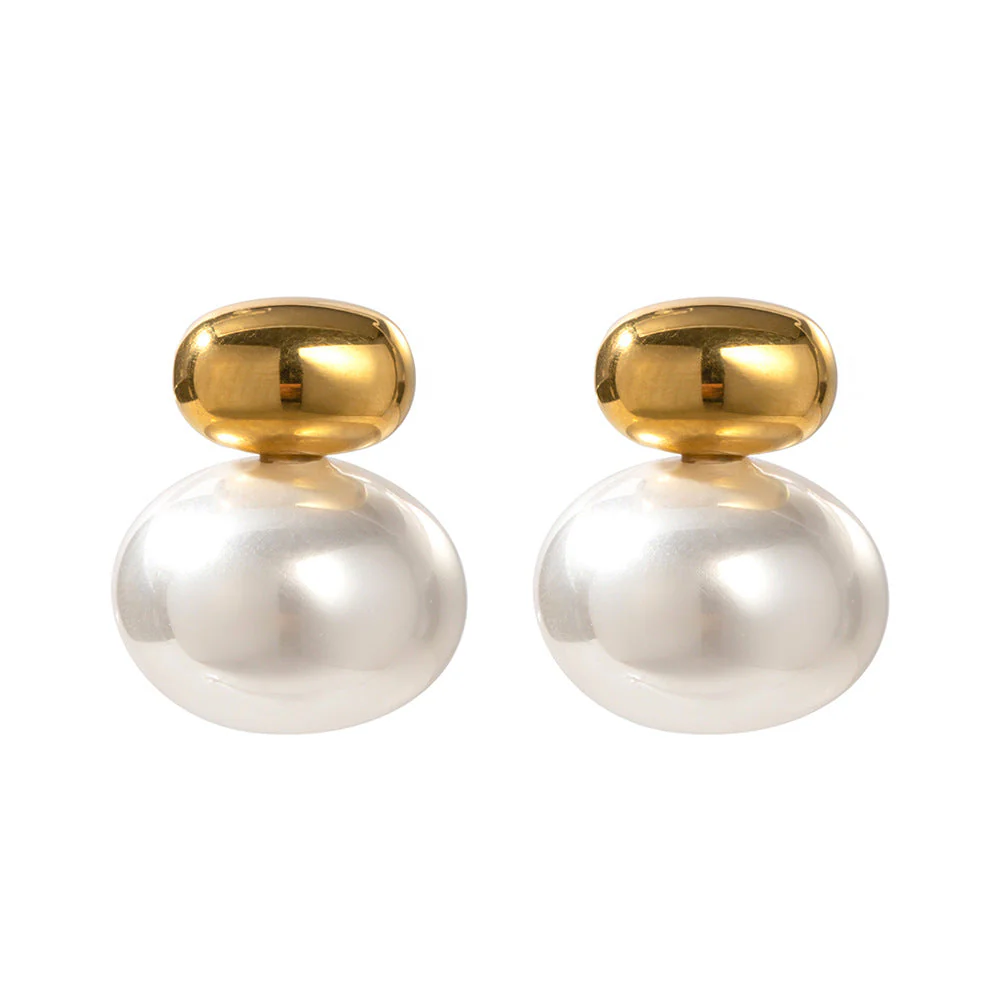 Matte Vintage Pearl Earrings: French Court Style