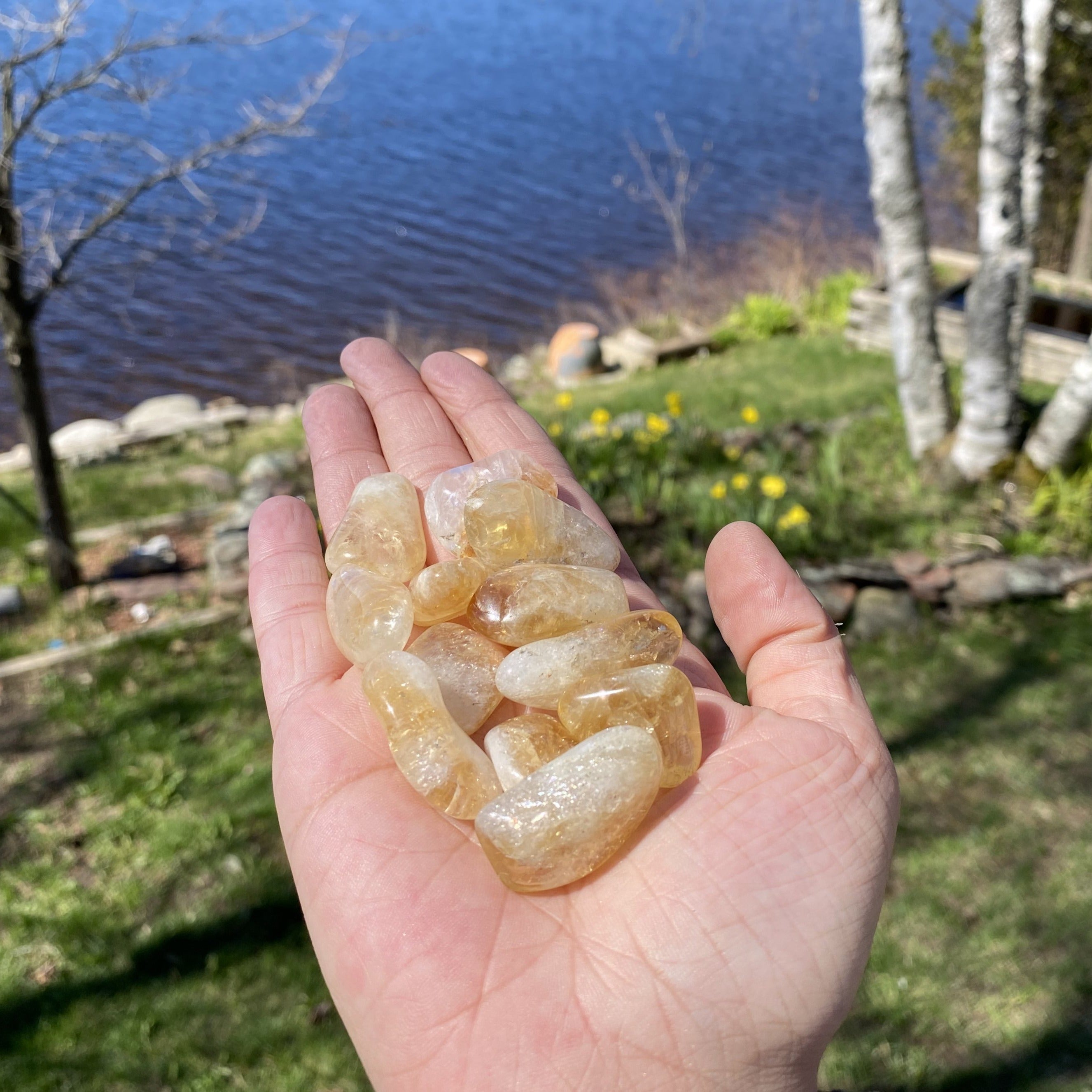 Citrine Tumbled Crystal Stones