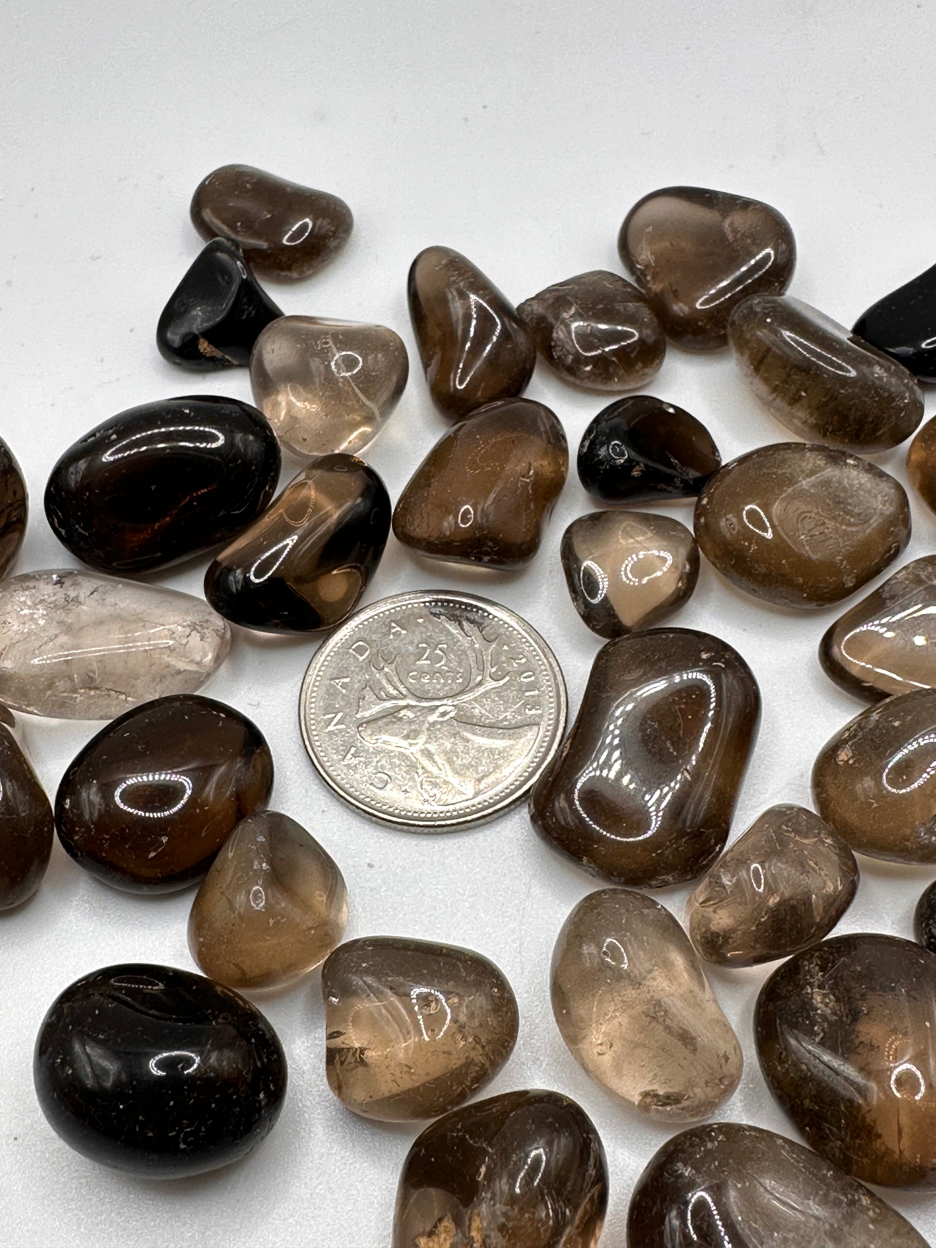 Smokey Quartz Extra Grade A Tumbled Crystal Stones