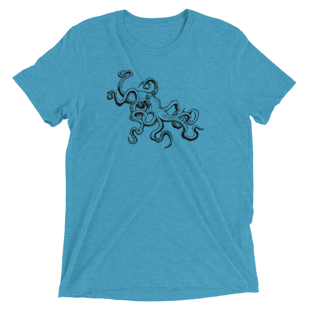 The Octopus (Dark) - Performance Tri-Blend Tee