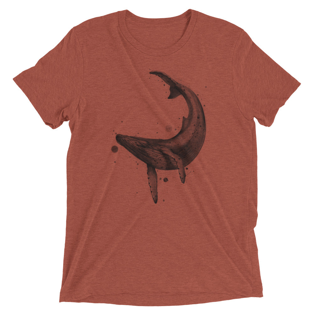 The whale (Dark) - Performance Tri-Blend Tee