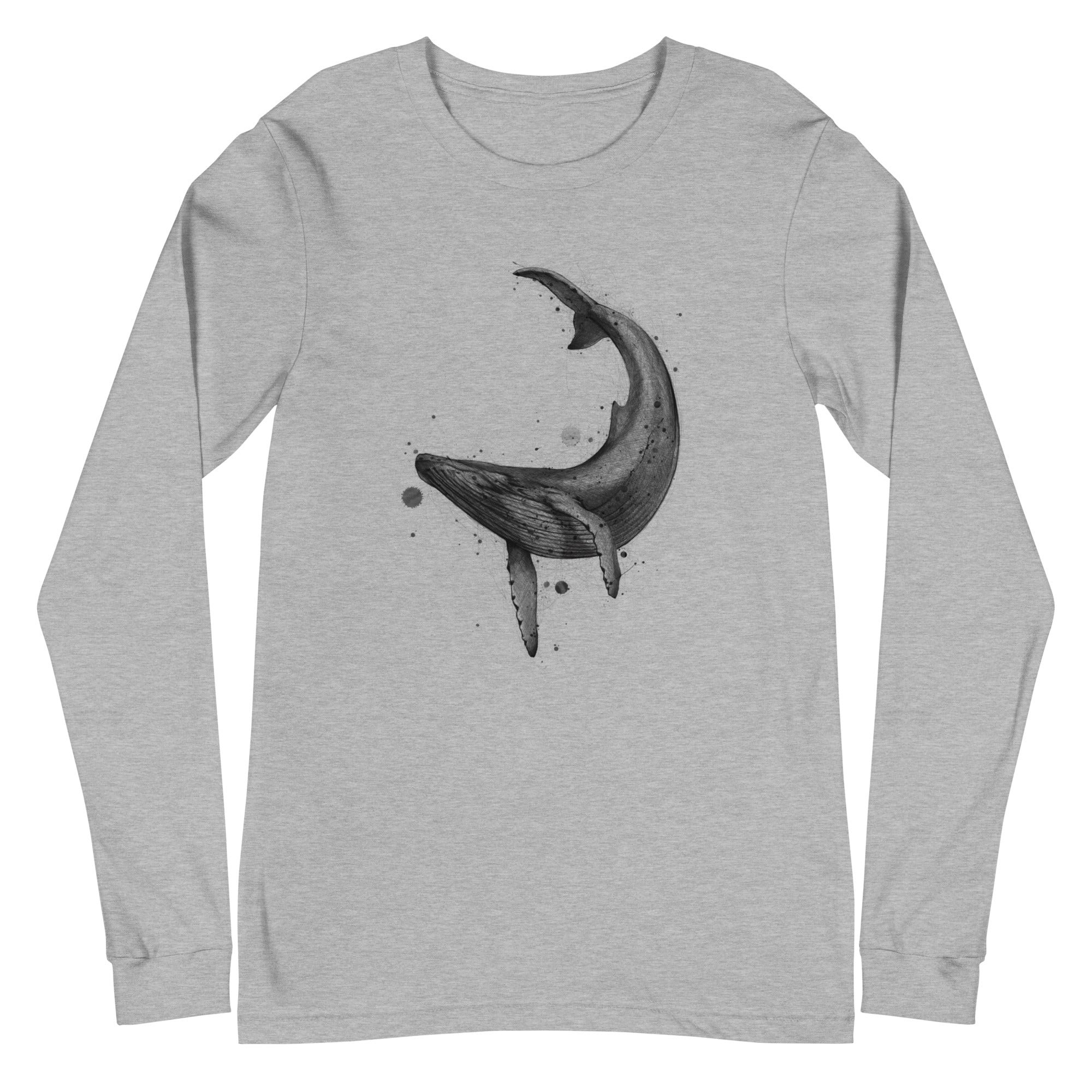 The Whale (Dark) - Long Sleeve Tee