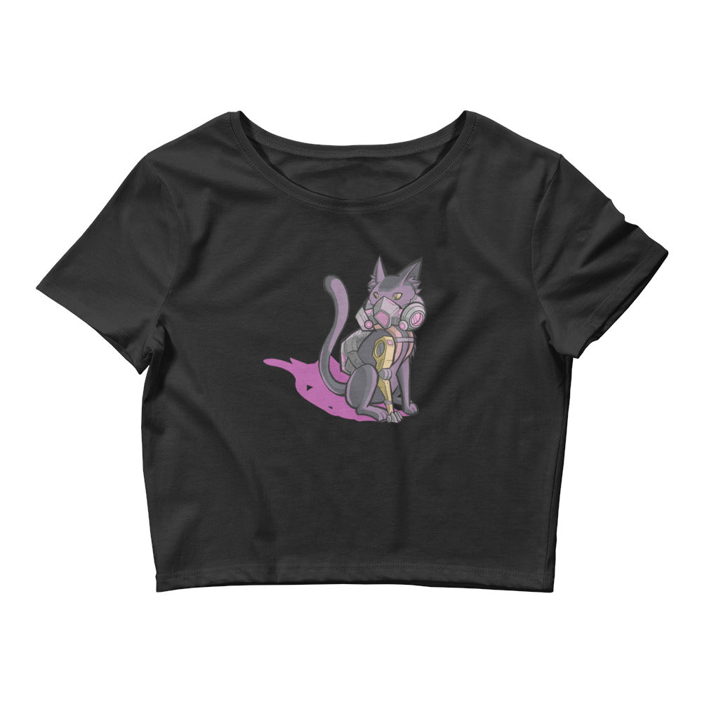 #Cybercat - Women’s Crop Tee