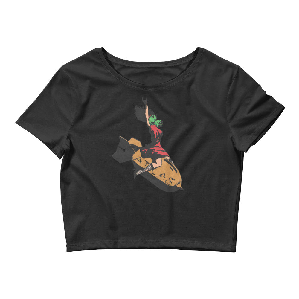 Bomber Girl - Women’s Crop Tee