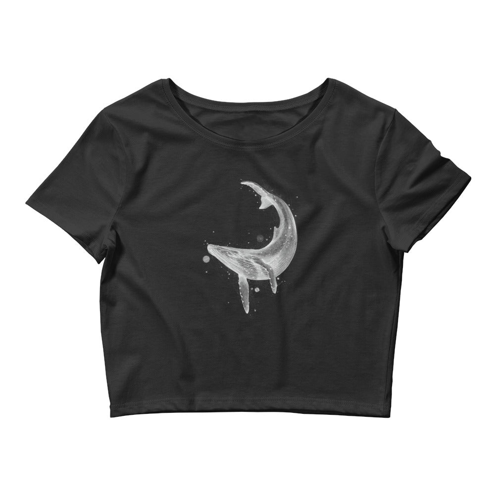 The Whale (Light) - Women's Crop Tee