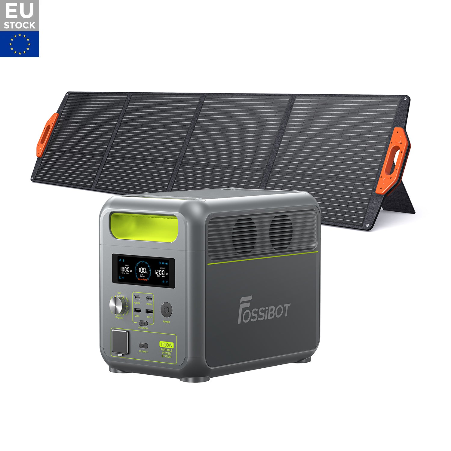 FOSSiBOT F1200 + SP200 | Solar Generator Kit