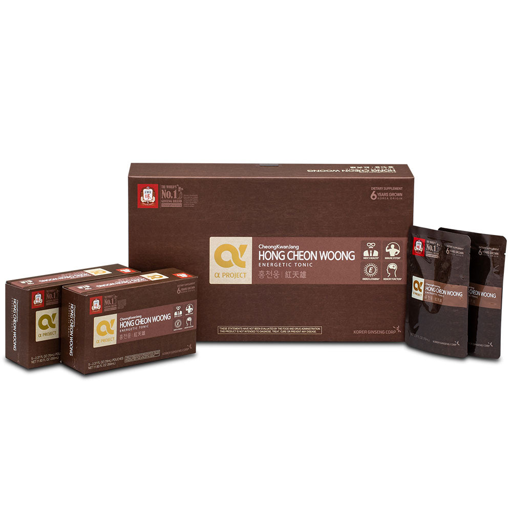 Energetic Tonic Pouch Korean Red Ginseng For Men - CheongKwanJang
