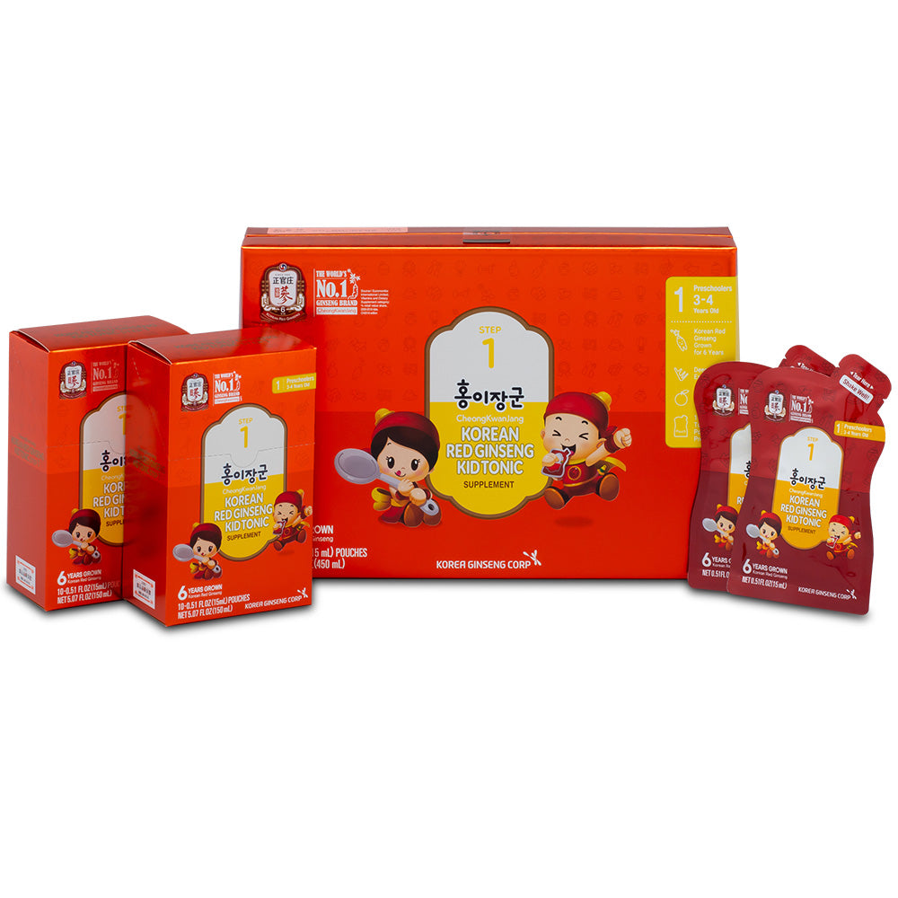 Kid Tonic Step 1 (Ages 3-4) Korean Red Ginseng - CheongKwanJang