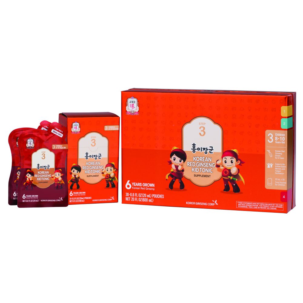 Kid Tonic Step 3 (Ages 8-10) Korean Red Ginseng - CheongKwanJang