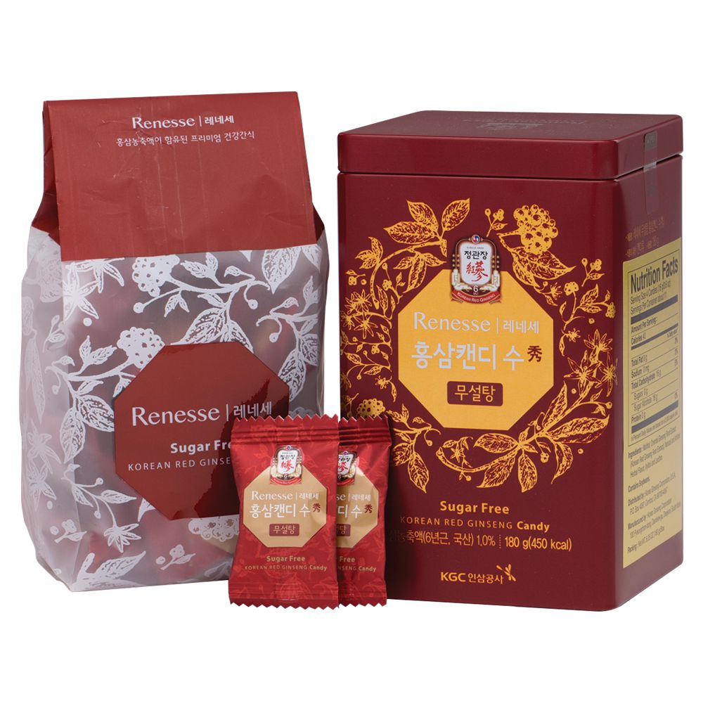 Renesse Candy Sugar Free 180g Korean Red Ginseng - CheongKwanJang