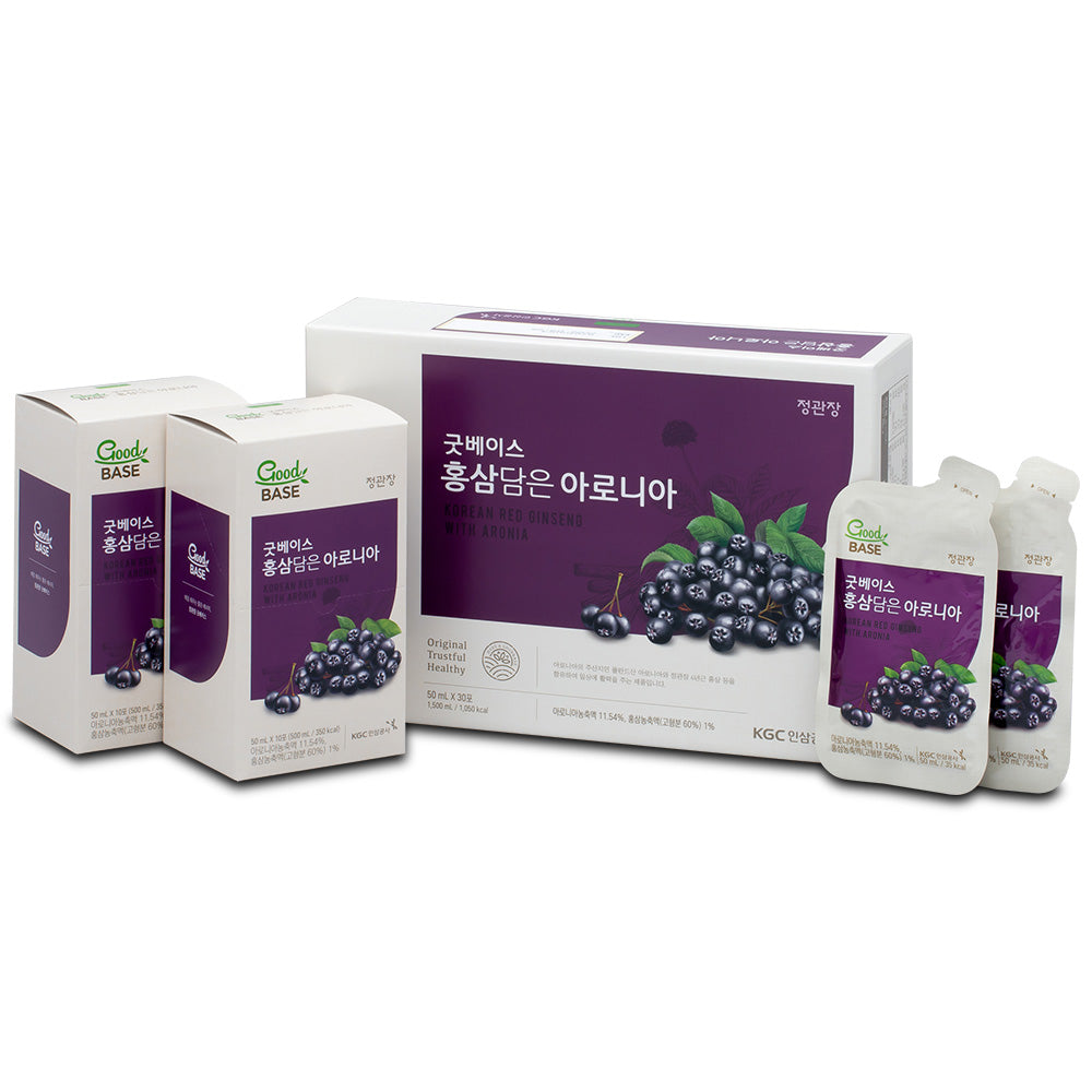 Aronia Korean Red Ginseng Health Drink Pouch - Good Base