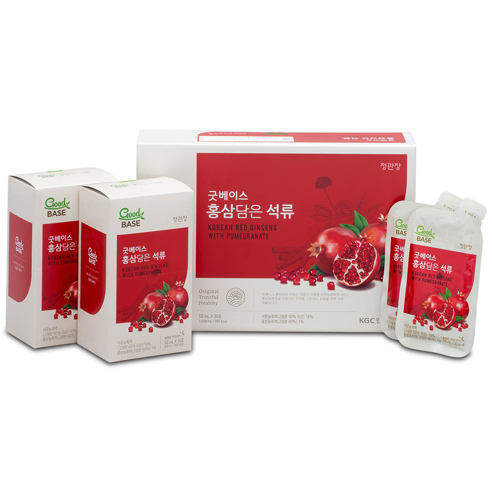 Pomegranate Korean Red Ginseng Health Drink Pouch - Good Base
