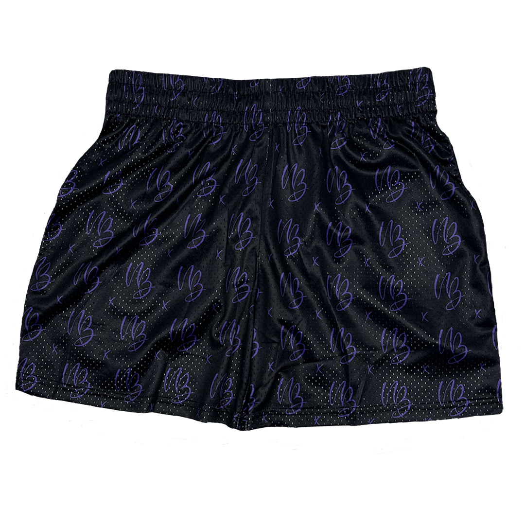 Monogram Shorts Court Purple