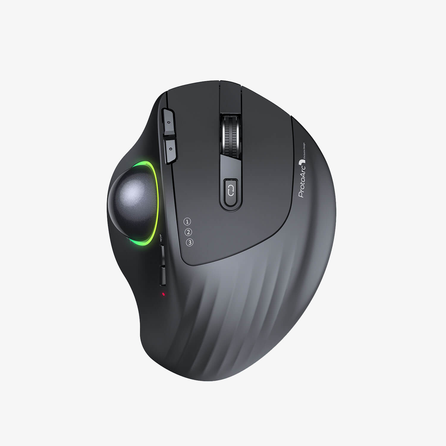 EM01 Advanced Wireless RGB Trackball Mouse