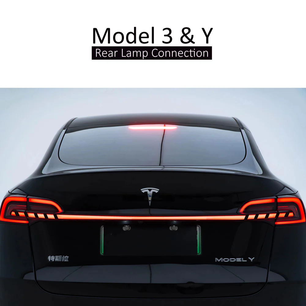 Model Y & 3 Rear LED Lamp Full Cover