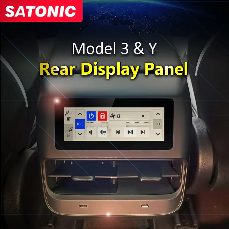 Model 3 &Y 4.6'' Rear Climate Control Display Screen