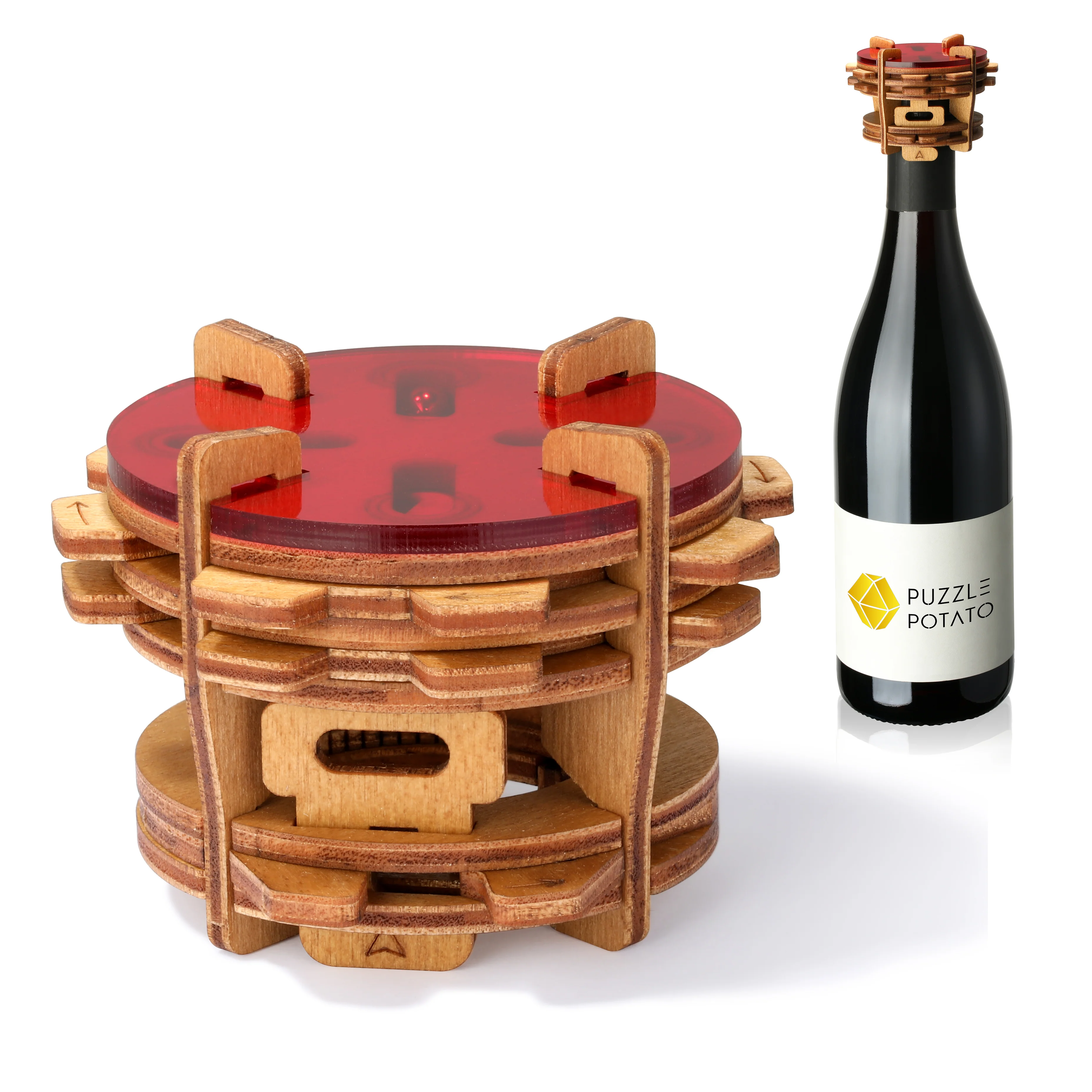 Puzzle Potato - Topsy-Turvy (Wine Bottle Puzzle)