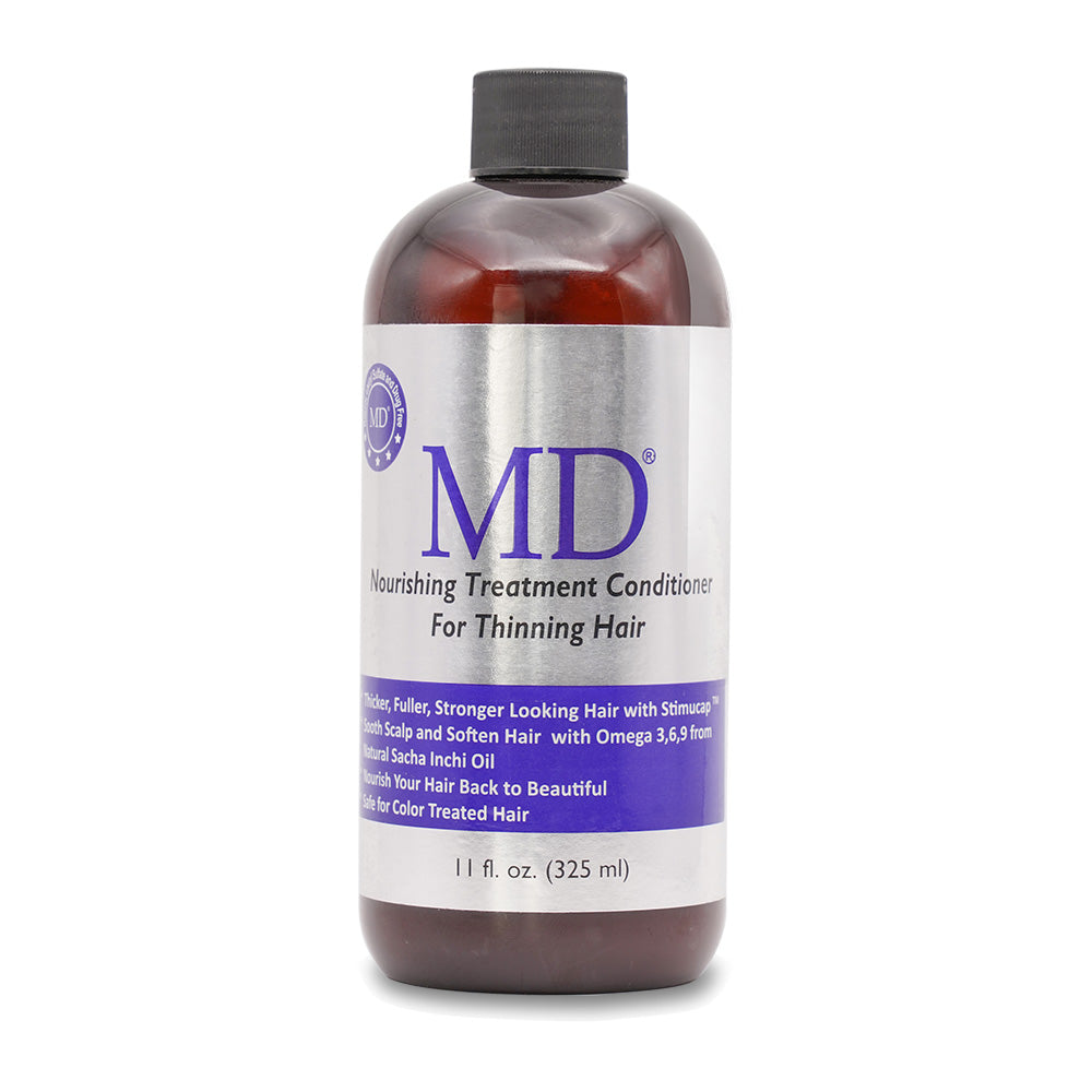 MD® Revitalizing Treatment Conditioner for Thinning Hair - Support Male Female Hair Growth 11 Fl Oz