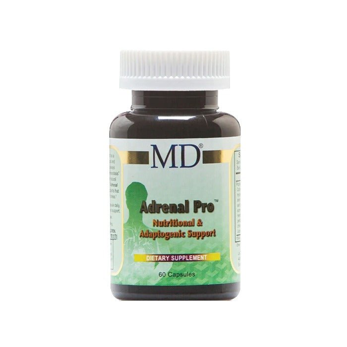 MD® Adrenal Pro Supplement - Natural Drug Free - Reduces Stress, Improves Restful Sleep - 60 Count