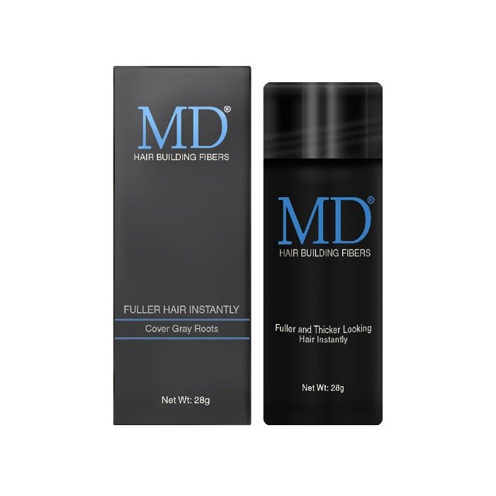MD® Ultimate Hair Thickening Fiber - Black - Dark Brown - Light Blonde - Blonde - 28g