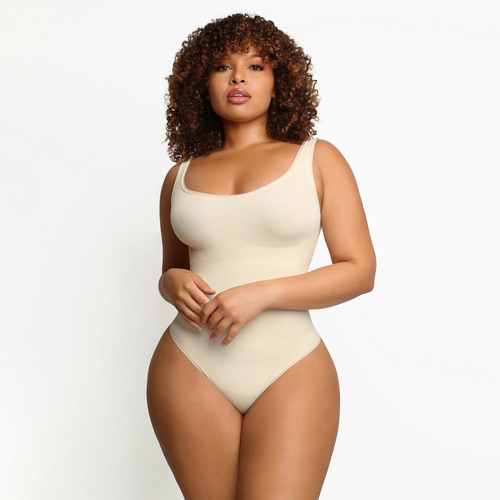 Belly Smoothing Thong Bodysuit