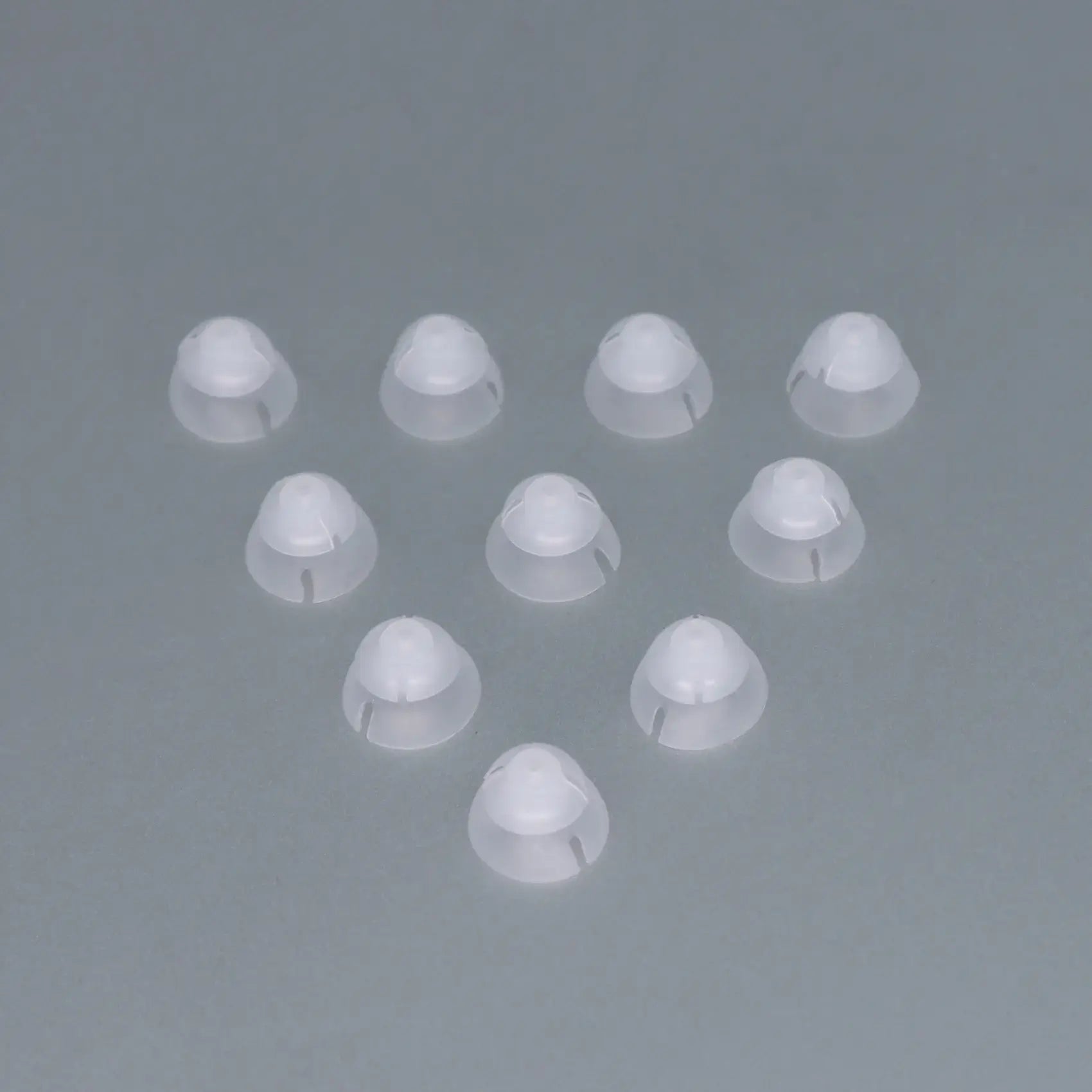 Hearing Aid Ear Piece Double Layer Open Domes 10-Pack Comfortable PSAP Kit Ear Tips Invisible