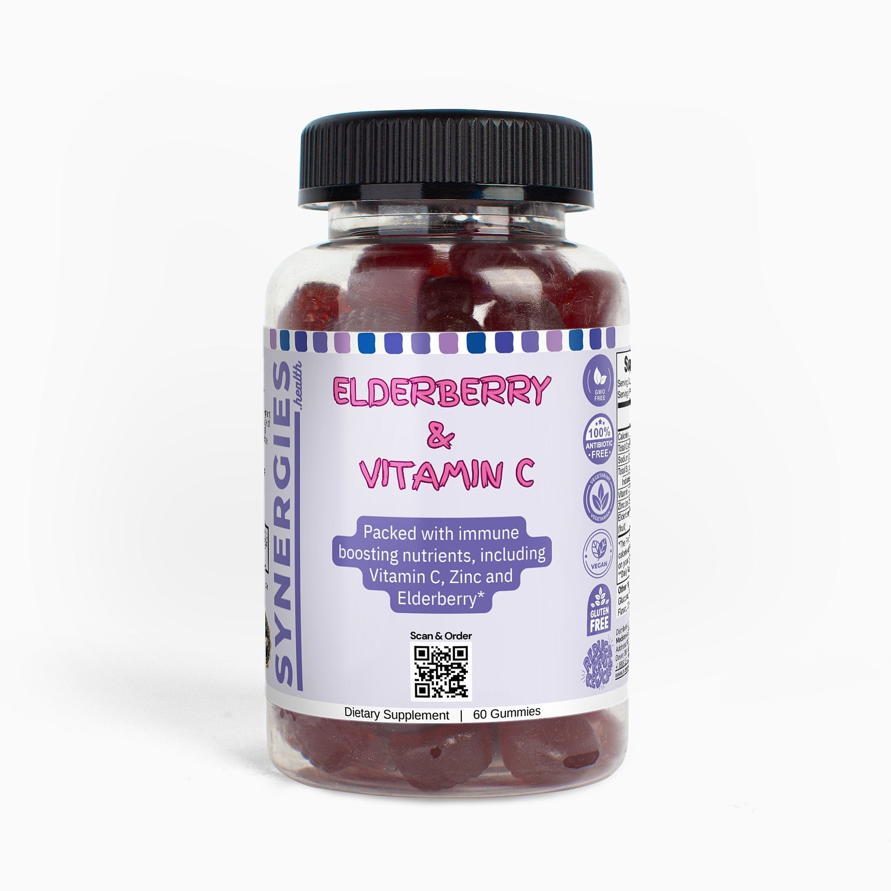 Elderberry & Vitamin C Gummies