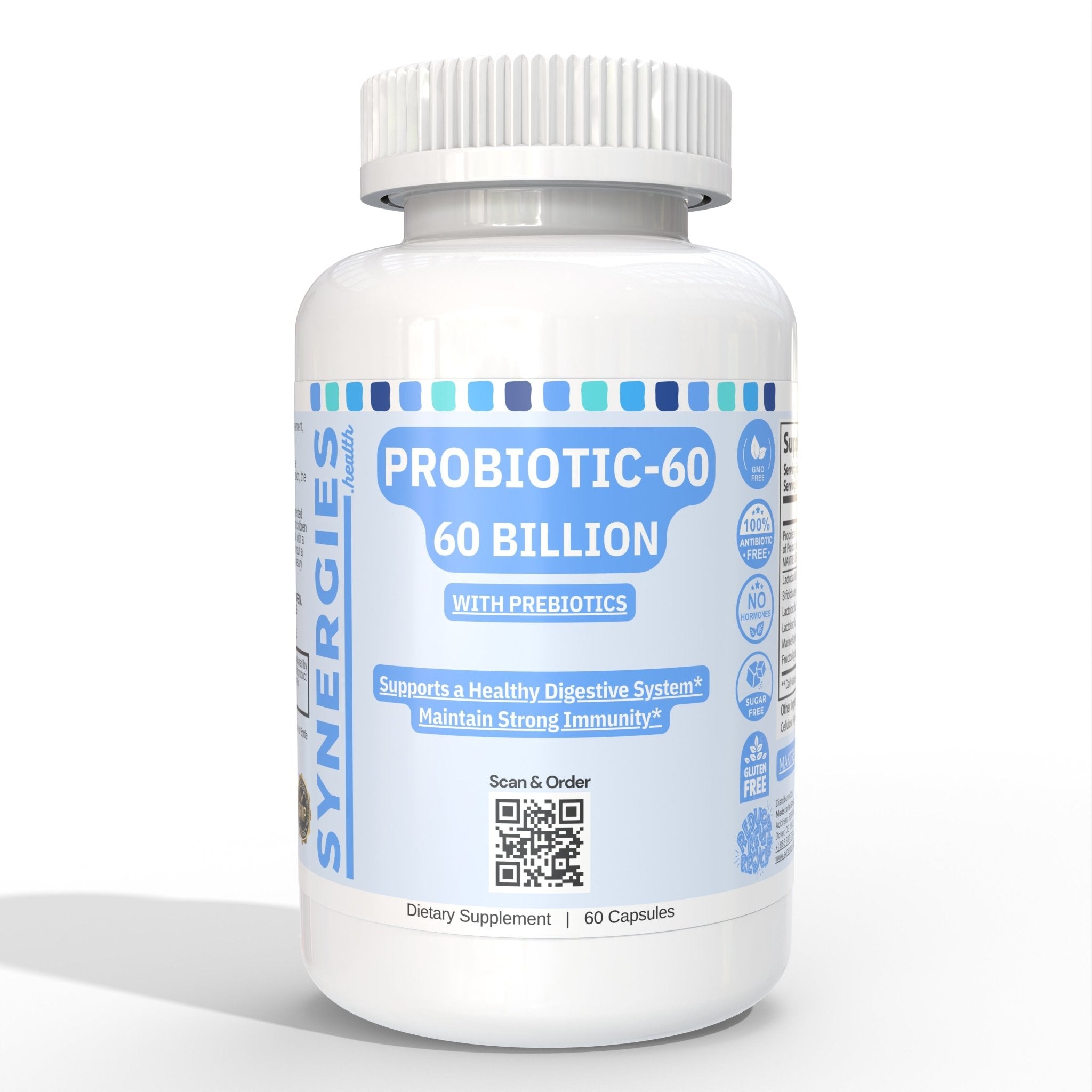 Probiotics with Prebiotics 60 Billion CFU