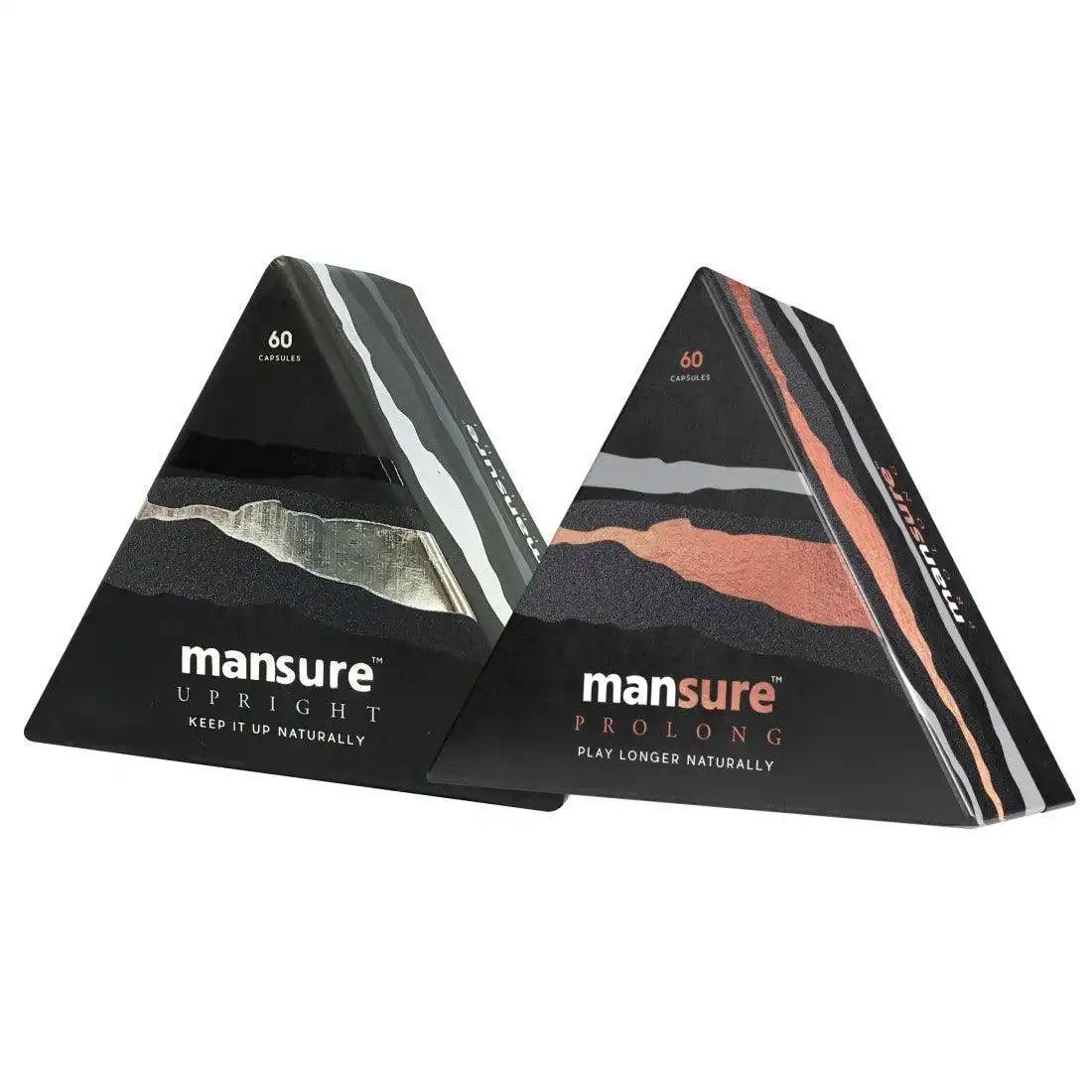 ManSure Combo - UPRIGHT and PROLONG Capsules For Men