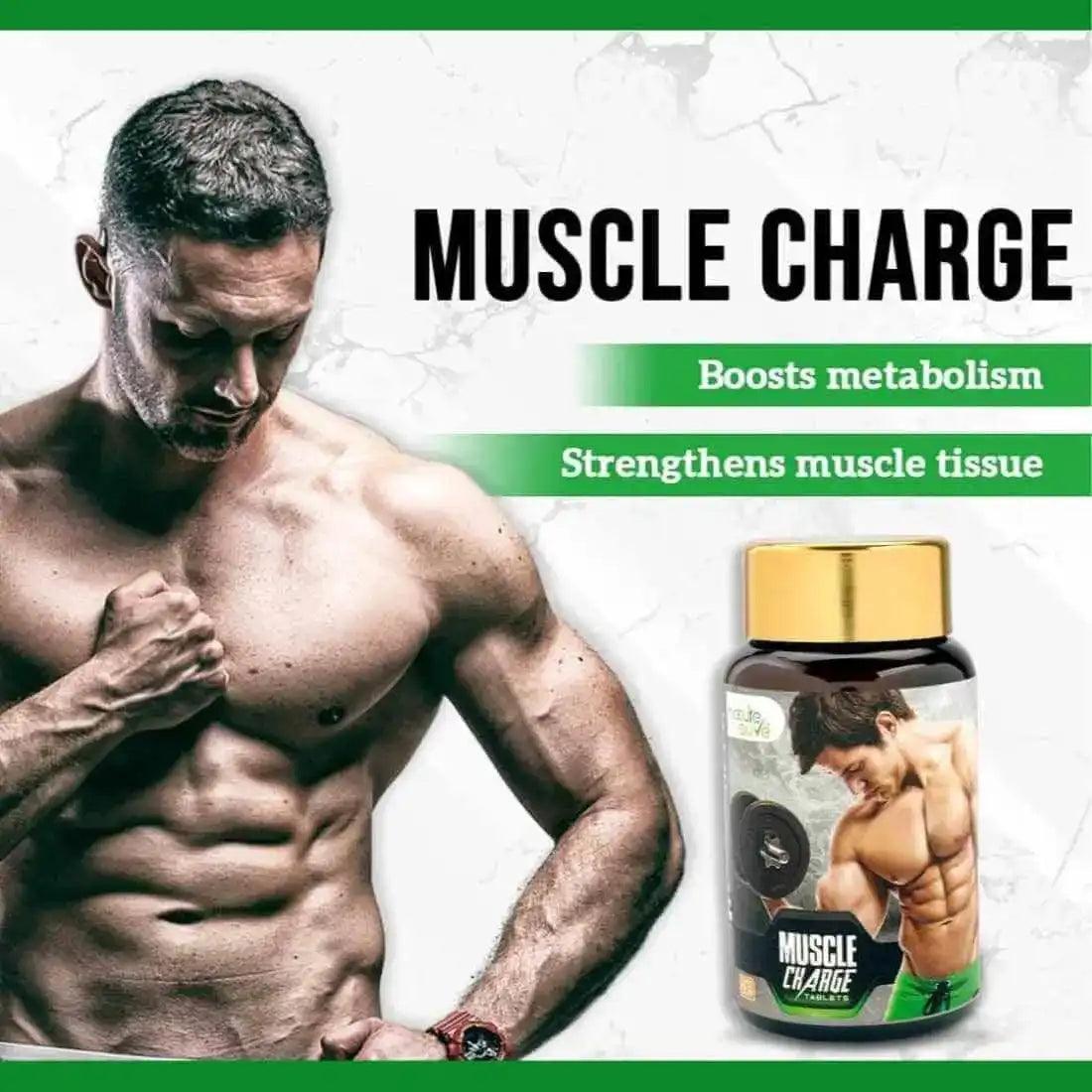 Nature Sure Muscle Charge Tablets For Faster Muscle Recovery and Protein Absorption