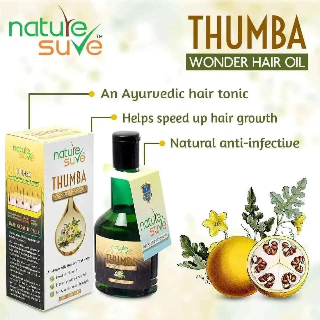 Nature Sure Thumba Wonder Hair Oil for Men and Women - 110ml