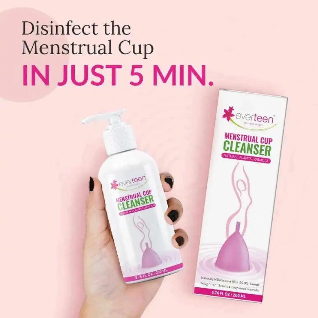 everteen Menstrual Cup Cleanser With Plants Based Formula for Women - 200 ml