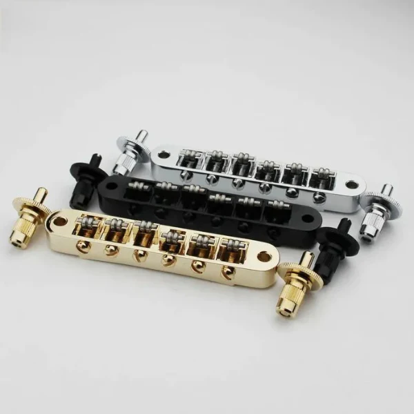 Guyker BM015 Tune-O-Matic Roller Saddle Guitar Bridge for LP SG Guitars