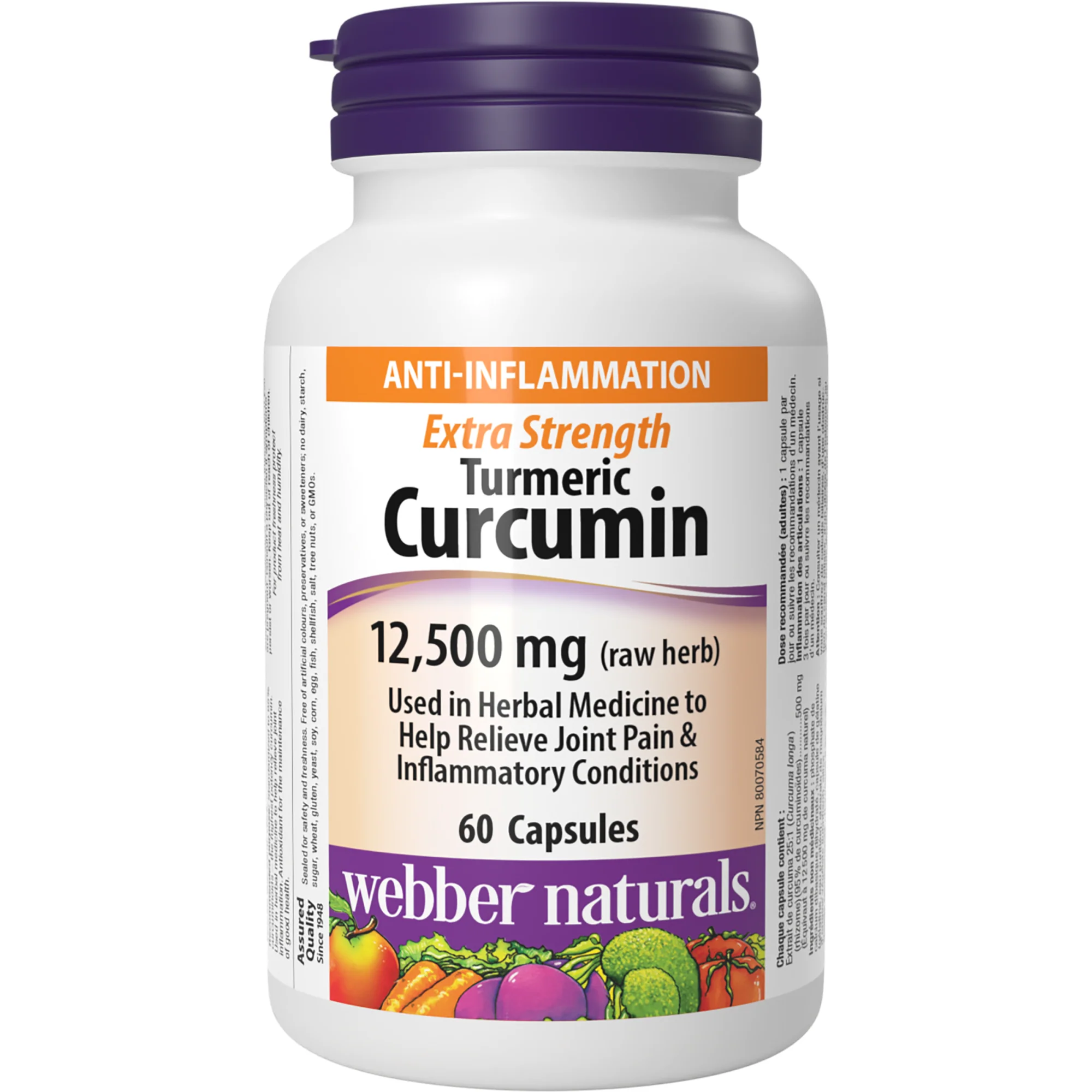 Turmeric Curcumin 12,500 mg Capsules